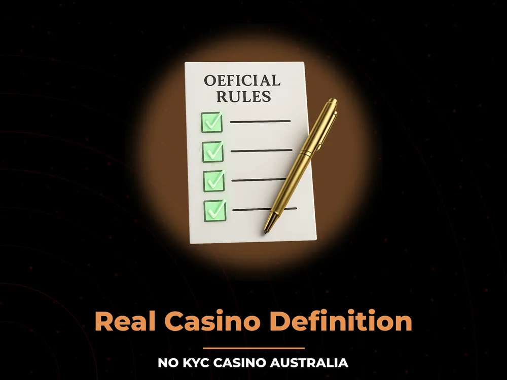 No Kyc Casino Australia - Real Casino Definition